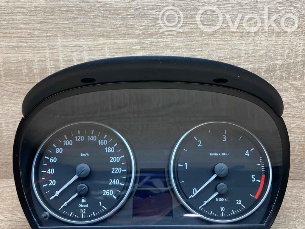 BMW 3 E90 E91 Speedometer (instrument cluster) 