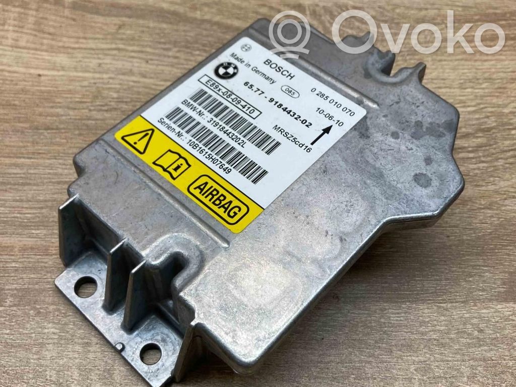 Airbag control unit/module   9184432,0285010070