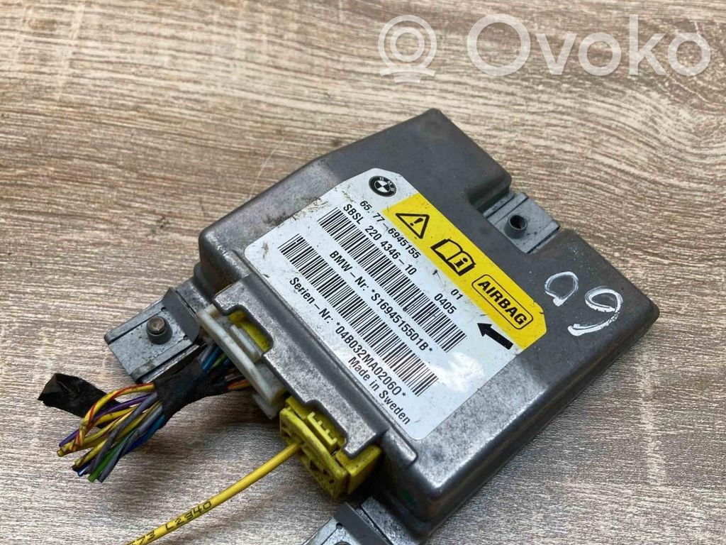 Airbag control unit/module   6945155,WITHPLUG