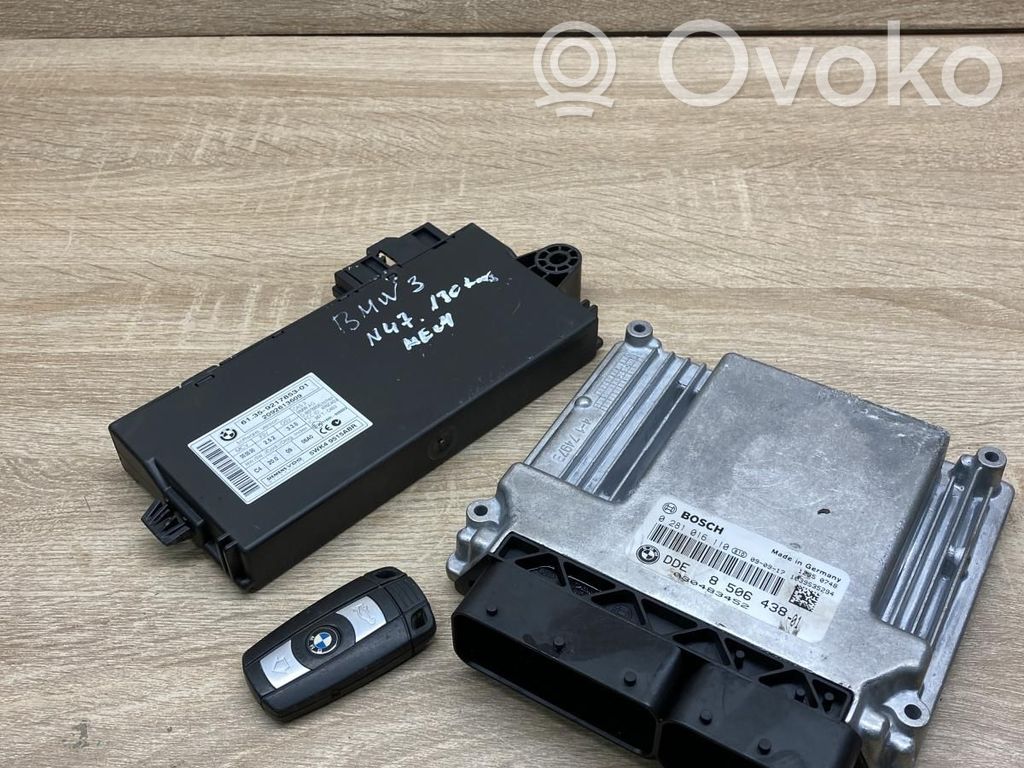 Engine ECU kit and lock set   8506438,9217853