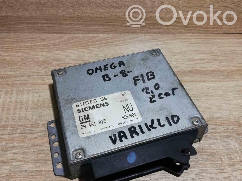 Opel Omega B1 Engine control unit/module ECU 
