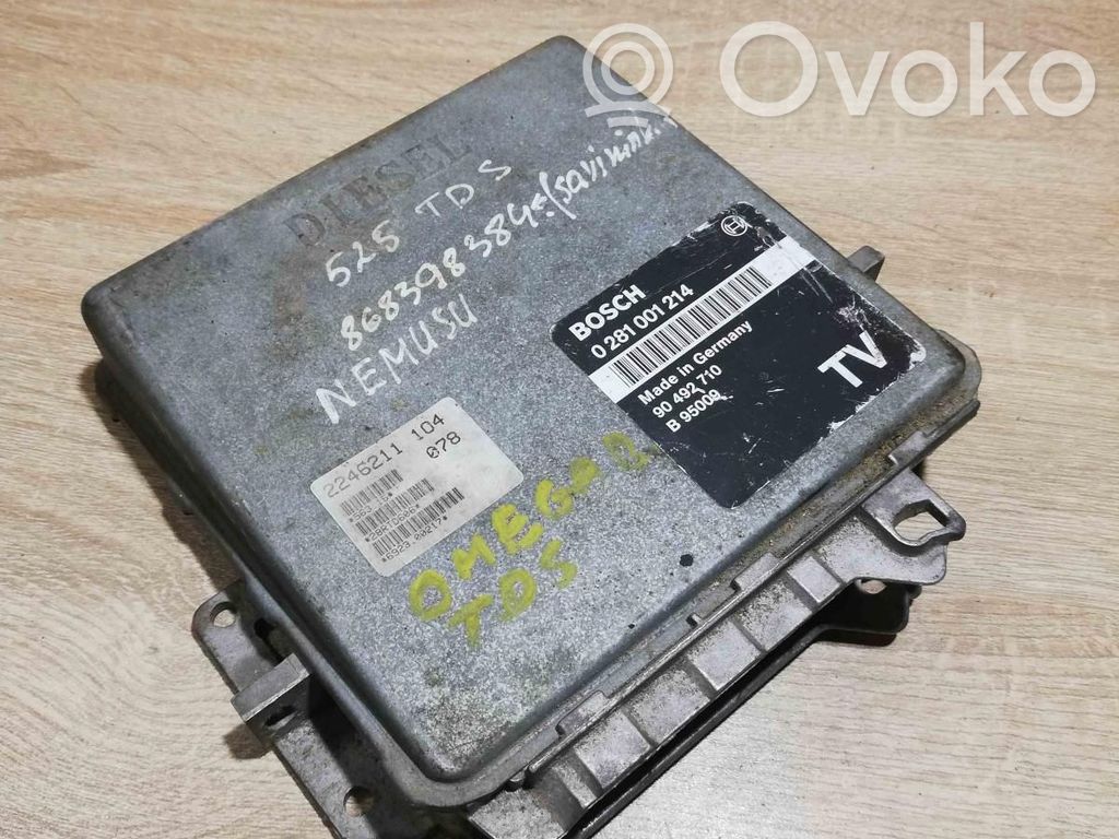 Opel Omega B1 Engine control unit/module ECU 
