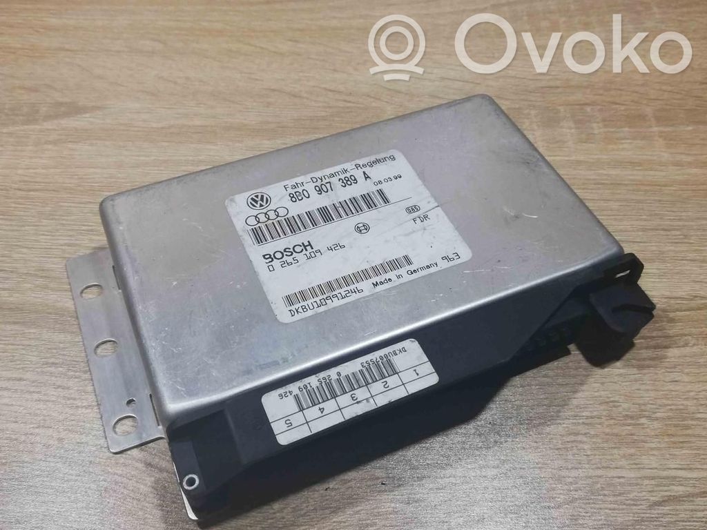 Engine control unit/module ECU   8D0907389A,0265109426