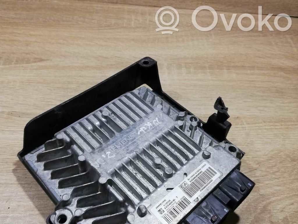 Engine control unit/module ECU   5WS40318IT,SW9663606980