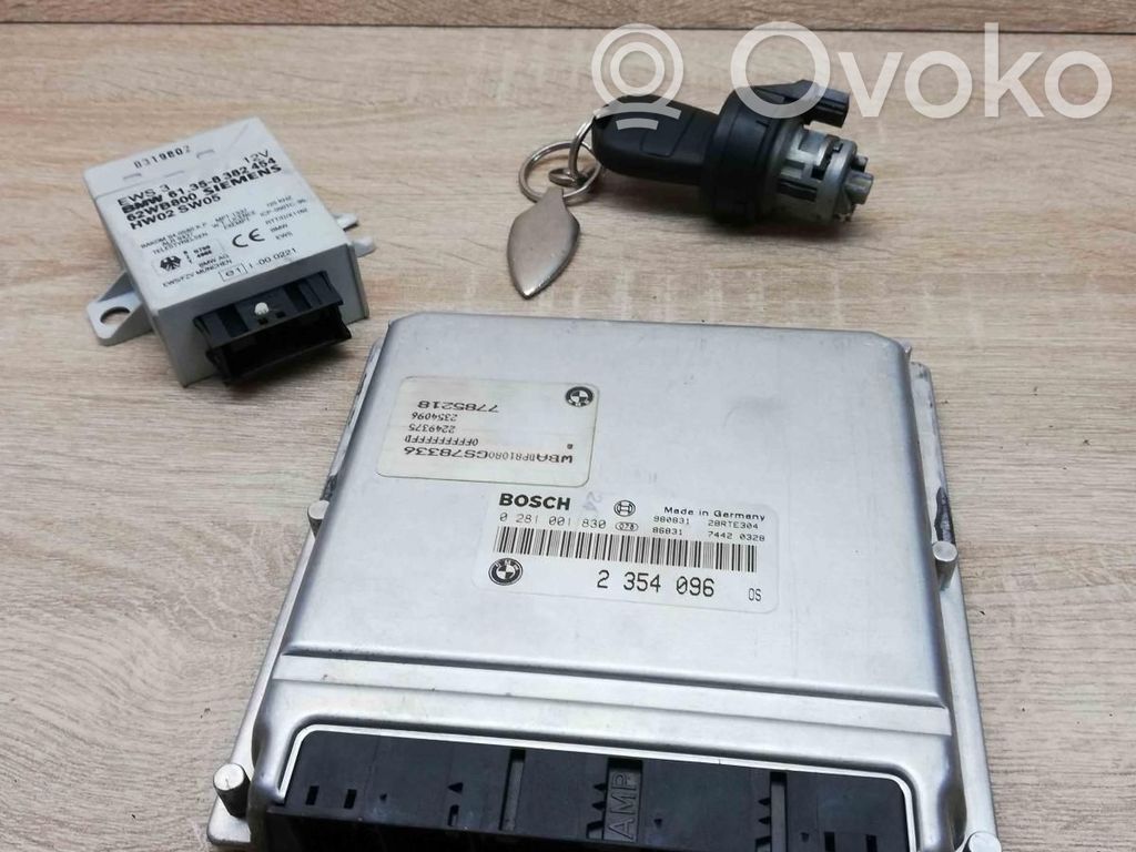 BMW 5 E39 Engine ECU kit and lock set 