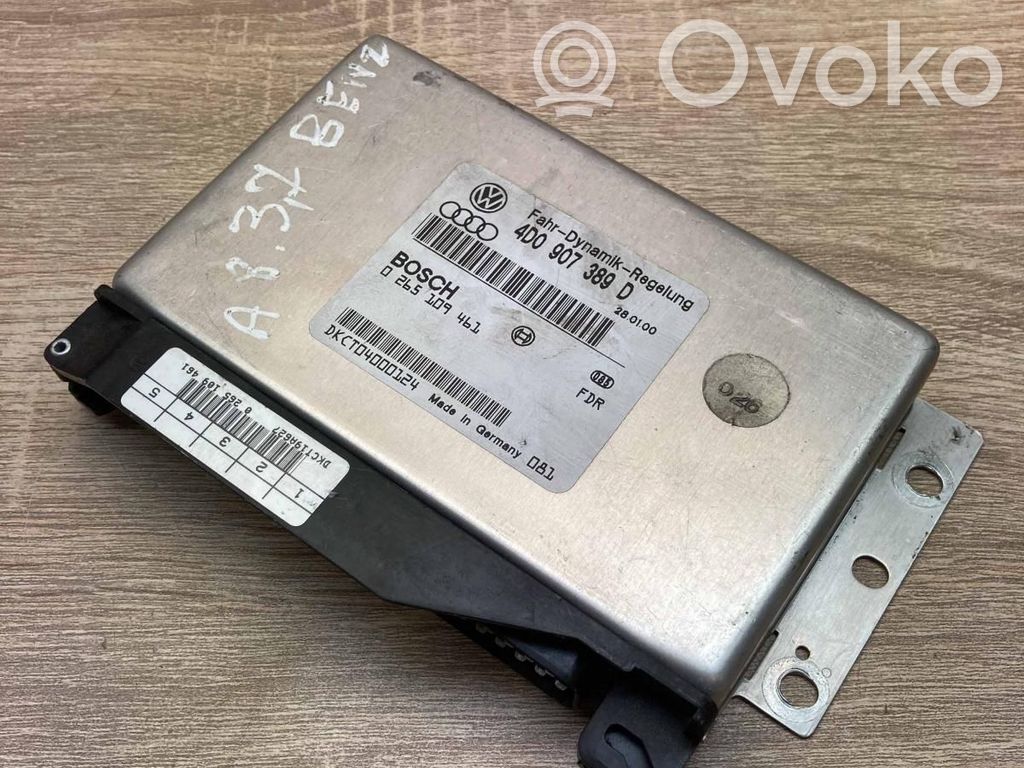 ESP (stability system) control unit   4D0907389D,0265109461