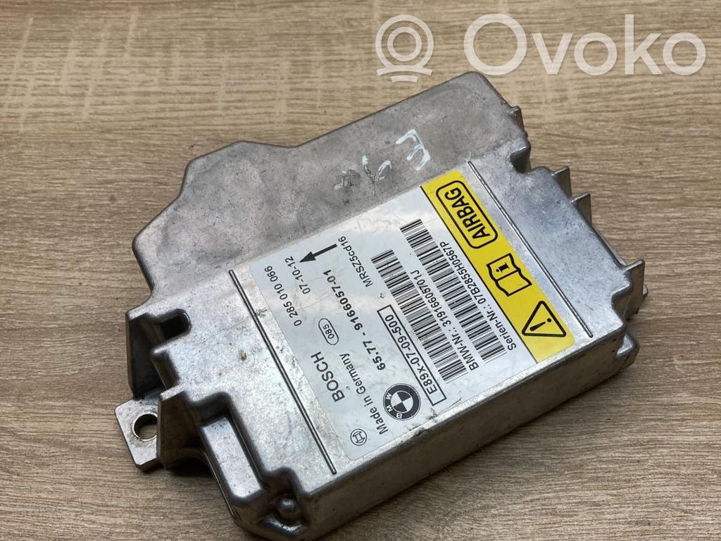 Airbag control unit/module   9166057,0285010066