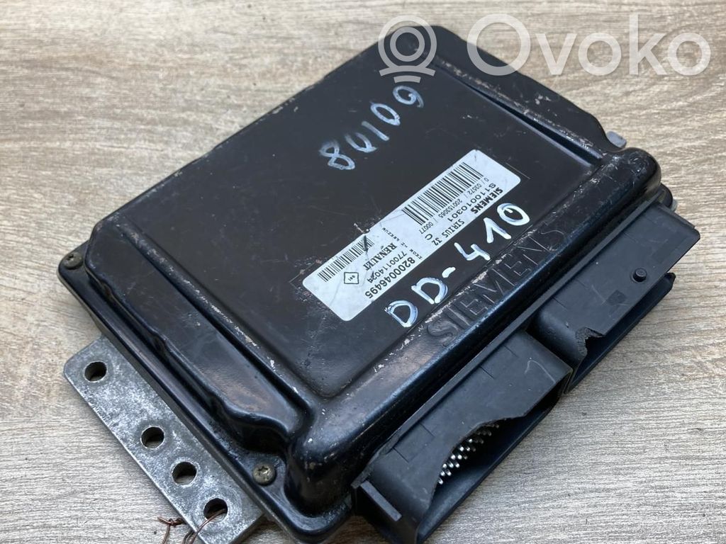 Renault Kangoo I Unité de commande, module ECU de moteur 