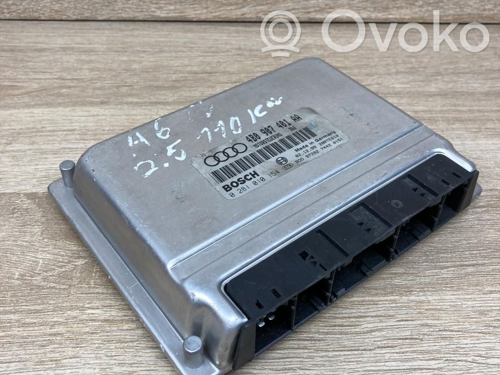 Engine control unit/module ECU   4B0907401AA,0281010154