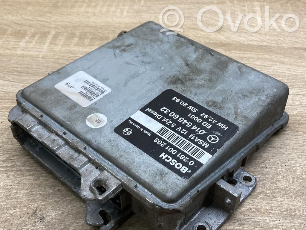Mercedes-Benz C W202 Unitate control motor/modul ECU 