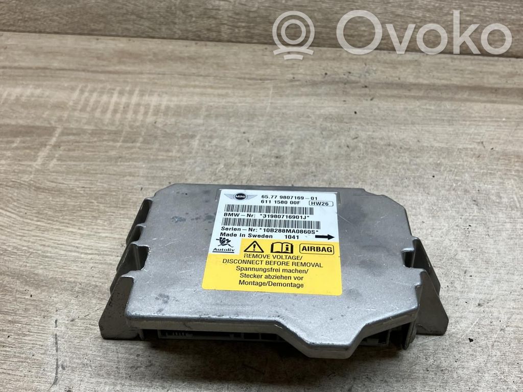 Mini Cooper Countryman R60 Sterownik / Moduł Airbag 