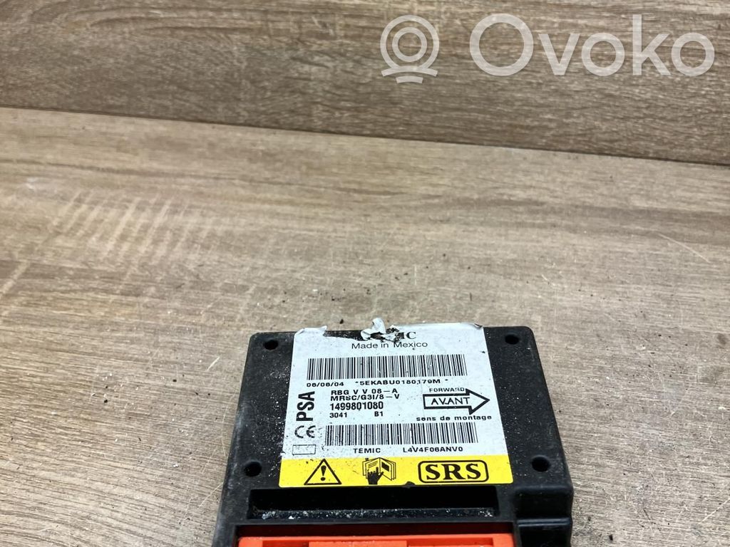 Peugeot 807 Airbag control unit/module 