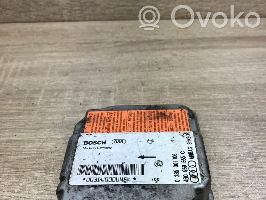 Audi A6 S6 C5 4B Centralina/modulo airbag 