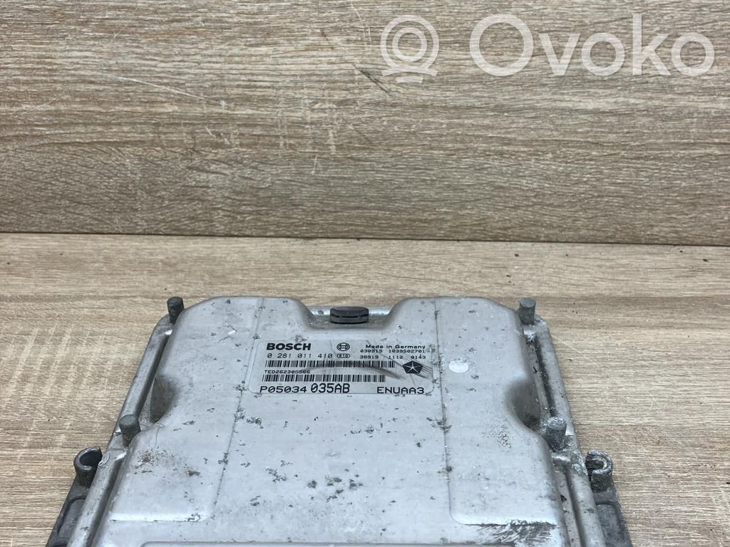 Engine control unit/module   P05034035AB,0281011410