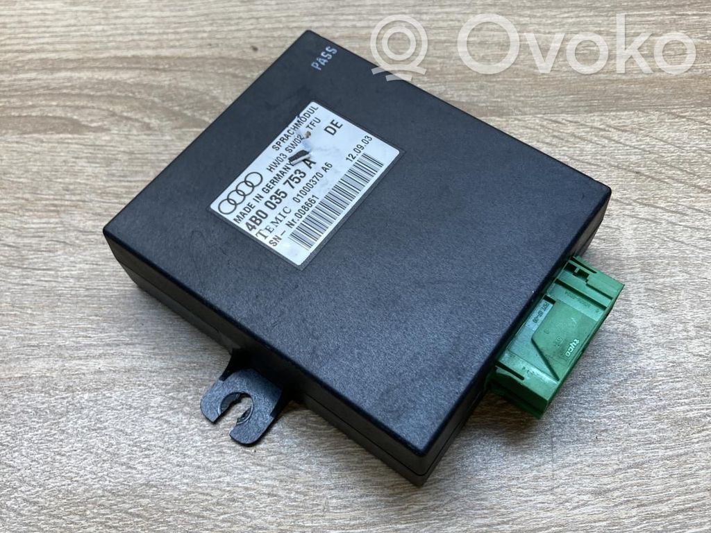 Audi A6 S6 C5 4B Modul control vocal 