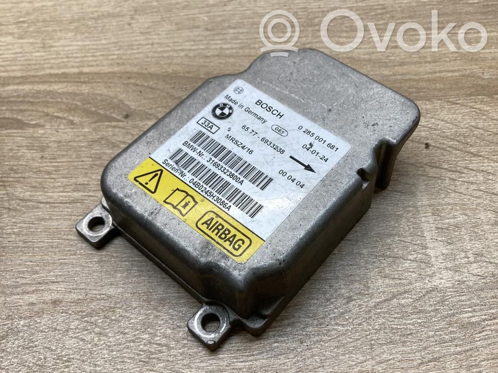 BMW X5 E53 Oro pagalvių valdymo blokas 