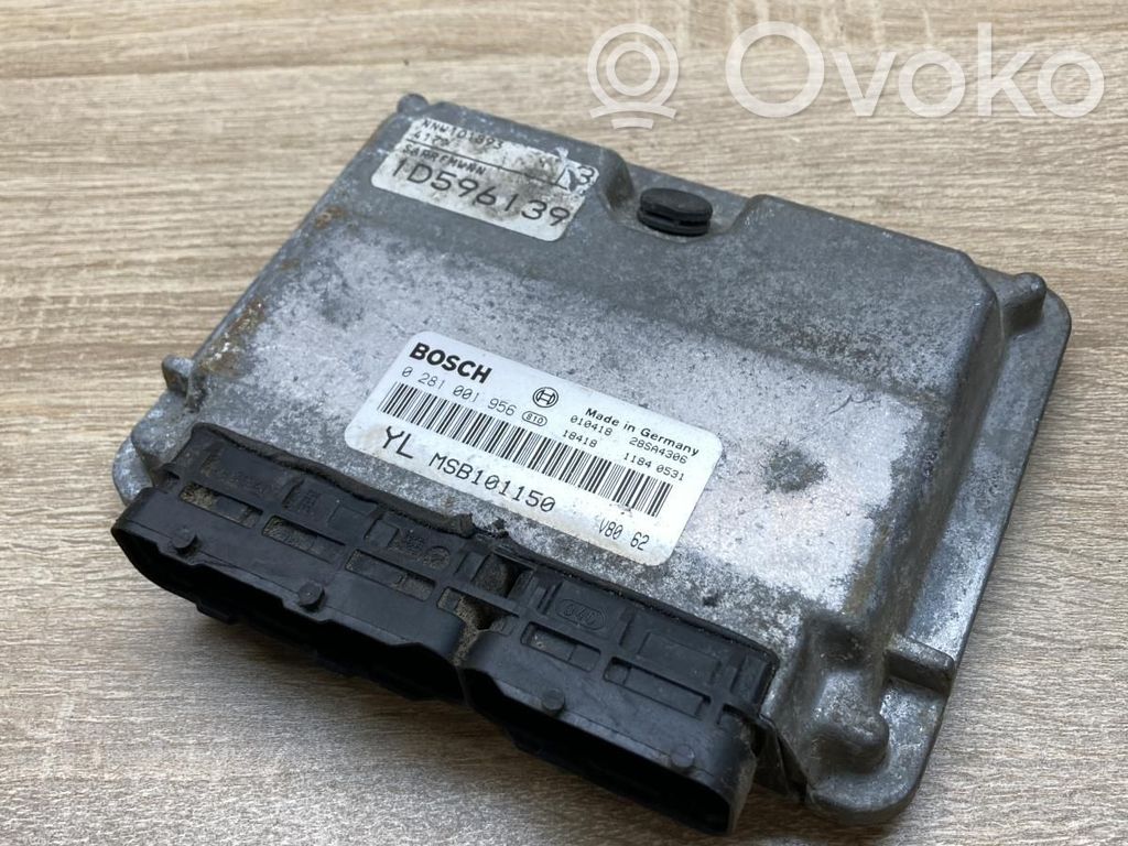 Engine control unit/module ECU   MSB101150,0281001956