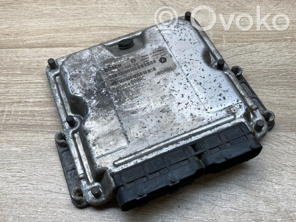 Engine control unit/module ECU   P05094800AC,0281012999