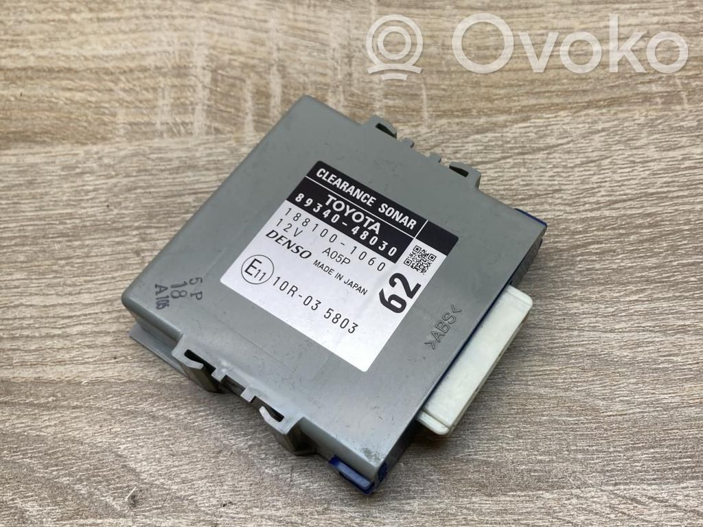 Parking PDC control unit/module   8934048030,8934048030,1881001060