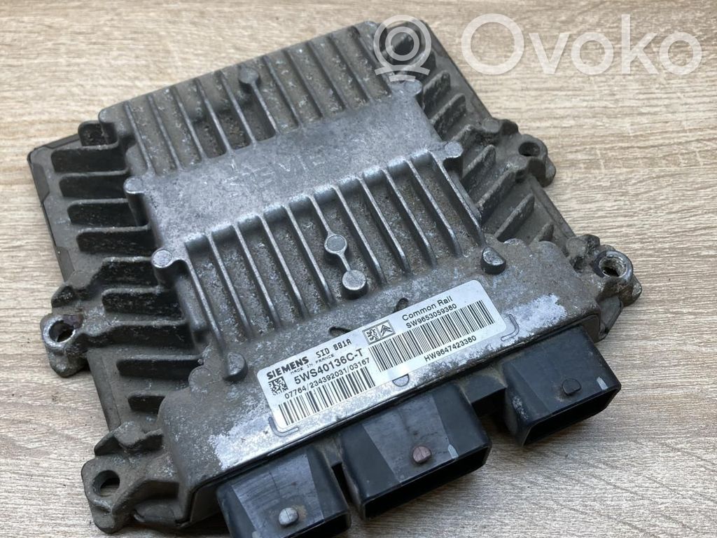 Peugeot 307 Engine control unit/module ECU 