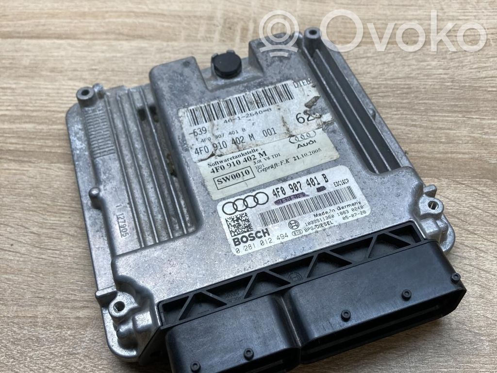 Audi A6 S6 C6 4F Engine control unit/module ECU 