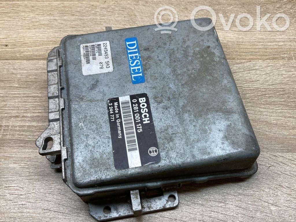 Engine control unit/module ECU   2244771,0281001175