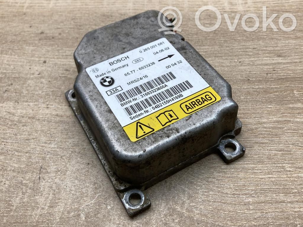 BMW X5 E53 Oro pagalvių valdymo blokas 
