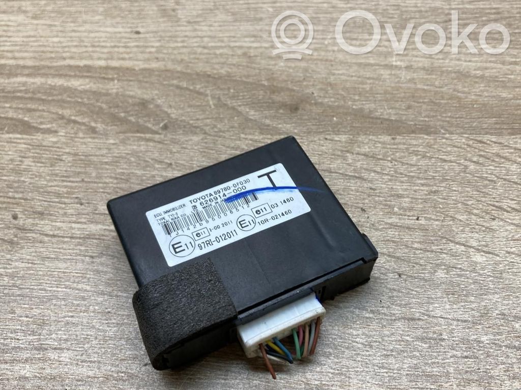 Toyota Verso Unitate/modul comandă imobilizator 