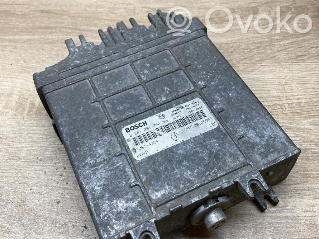 Engine control unit/module ECU   7700105952,7700114354,0281001766