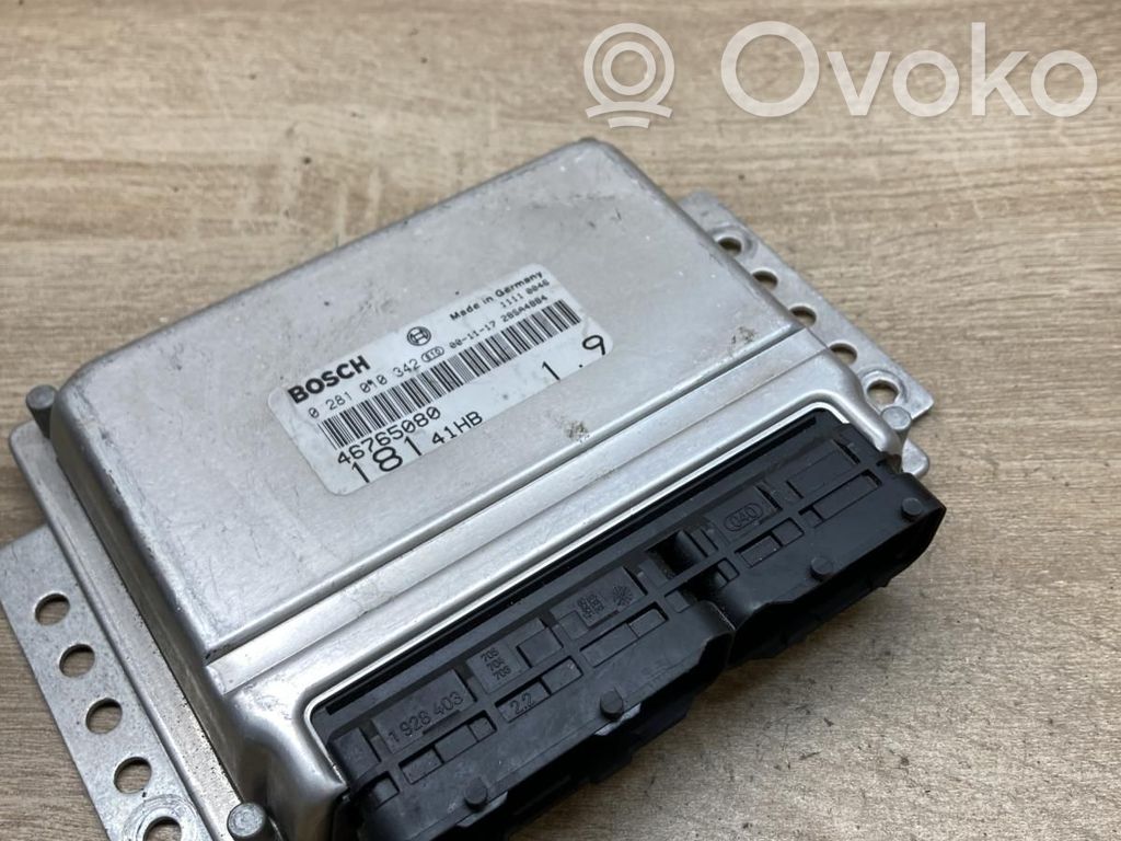 Fiat Marea Unité de commande, module ECU de moteur 