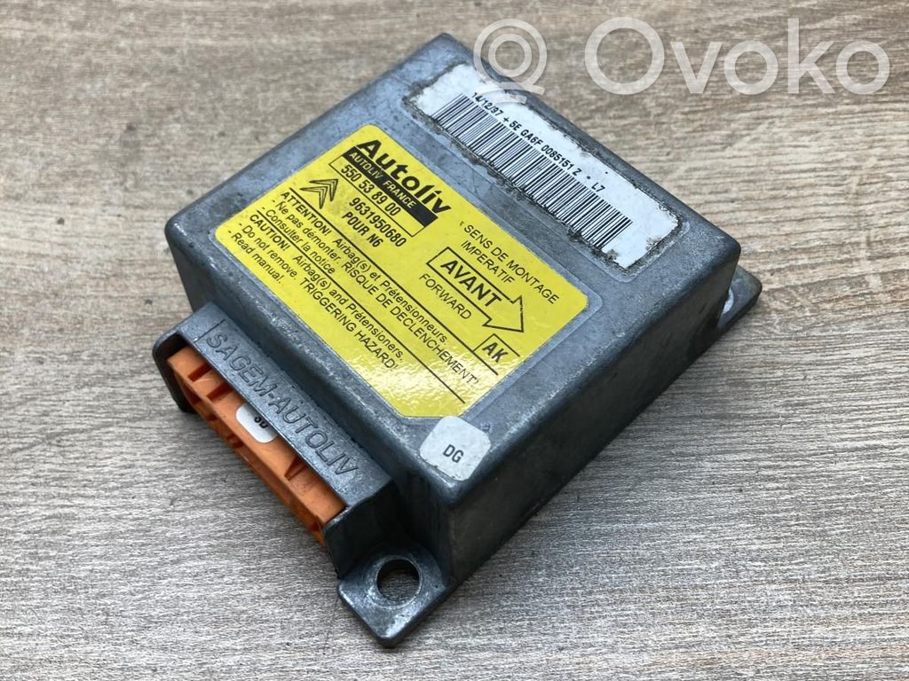 Citroen Xsara Picasso Unitate/modul de comandă airbaguri 