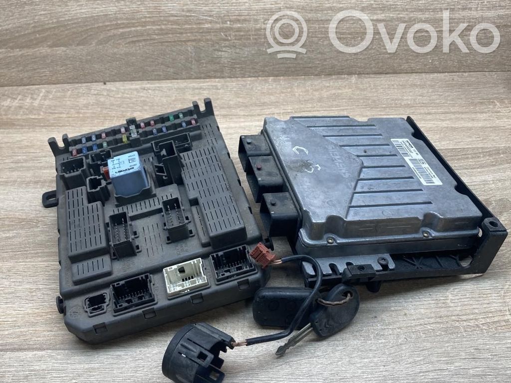 Citroen C5 Engine ECU kit and lock set 