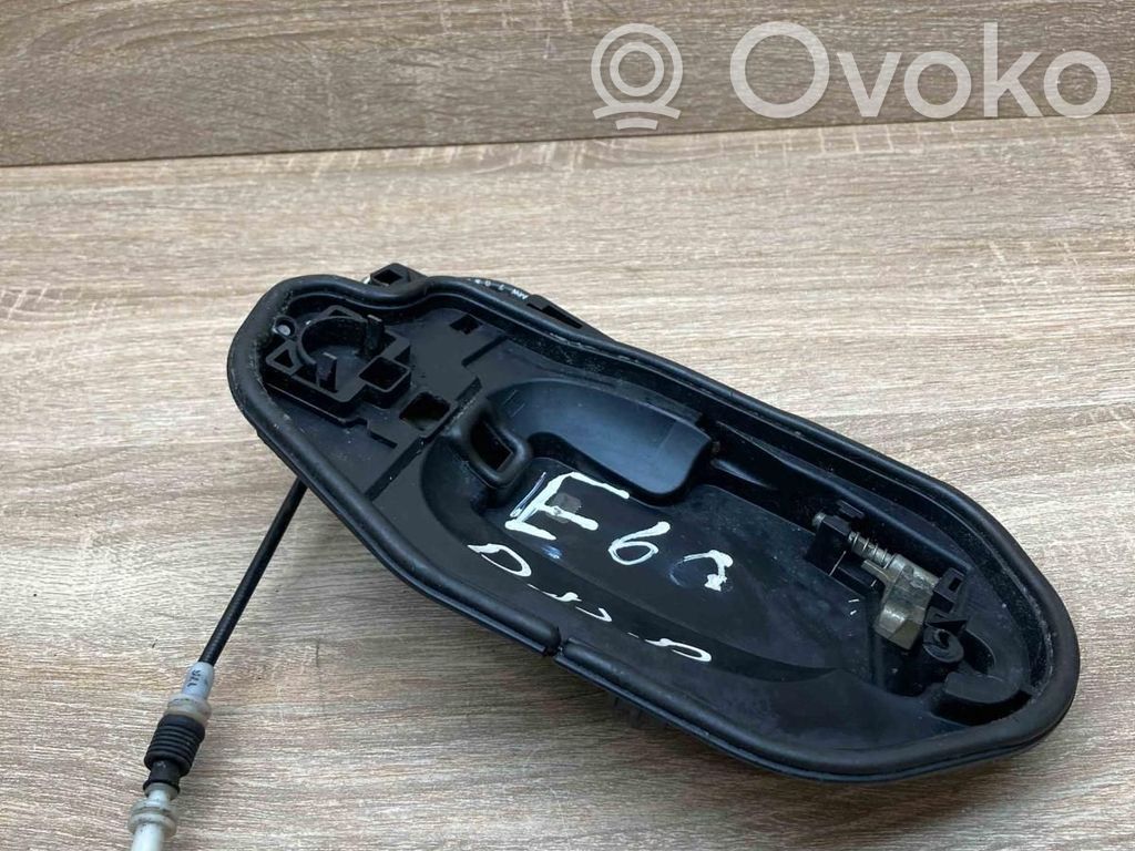 BMW 5 E60 E61 Manecilla/asa externa de la puerta delantera 