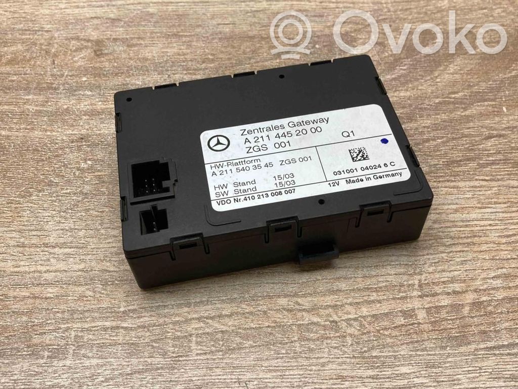 Módulo de control Gateway   A2114452000