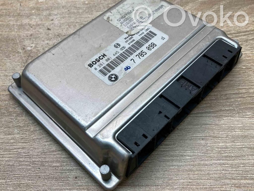 Engine control unit/module ECU   7785098,0281001445