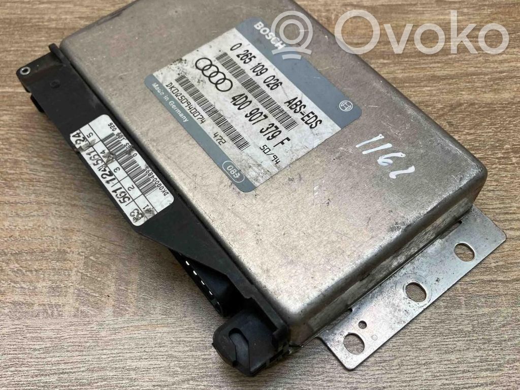 ABS control unit/module   4D0907379F,0265109026