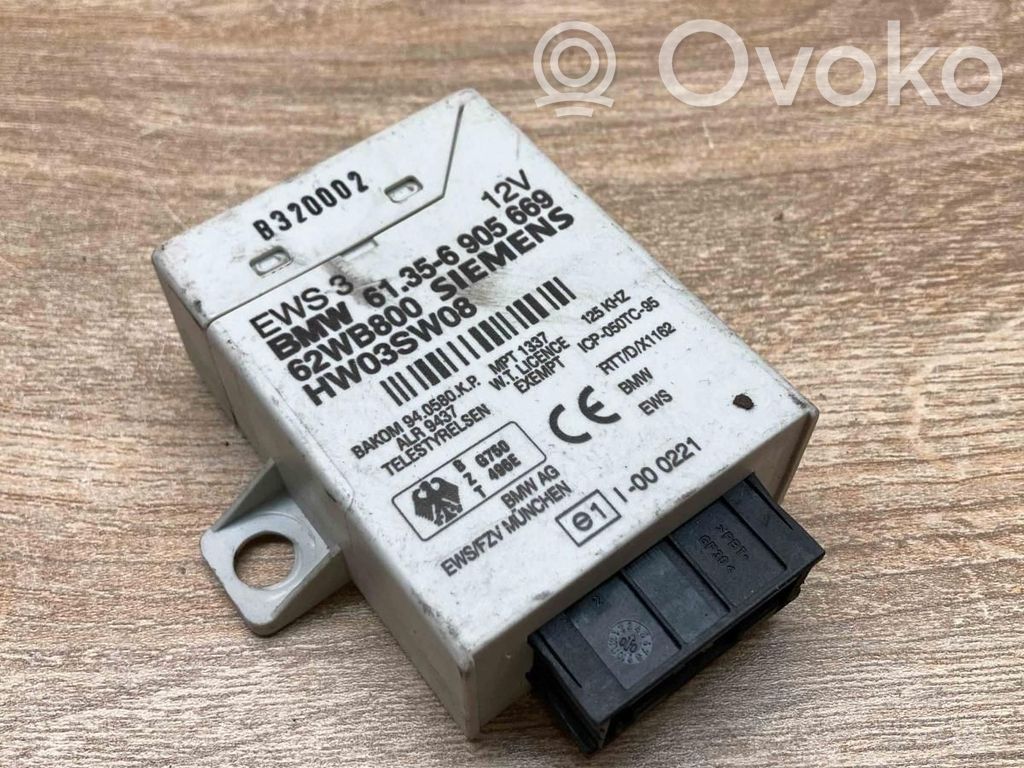 BMW 3 E46 Unitate/modul comandă imobilizator 
