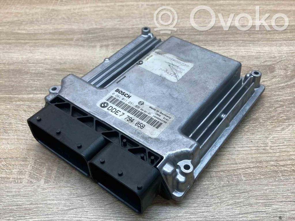 Unité de commande, module ECU de moteur   7794058,0281011231