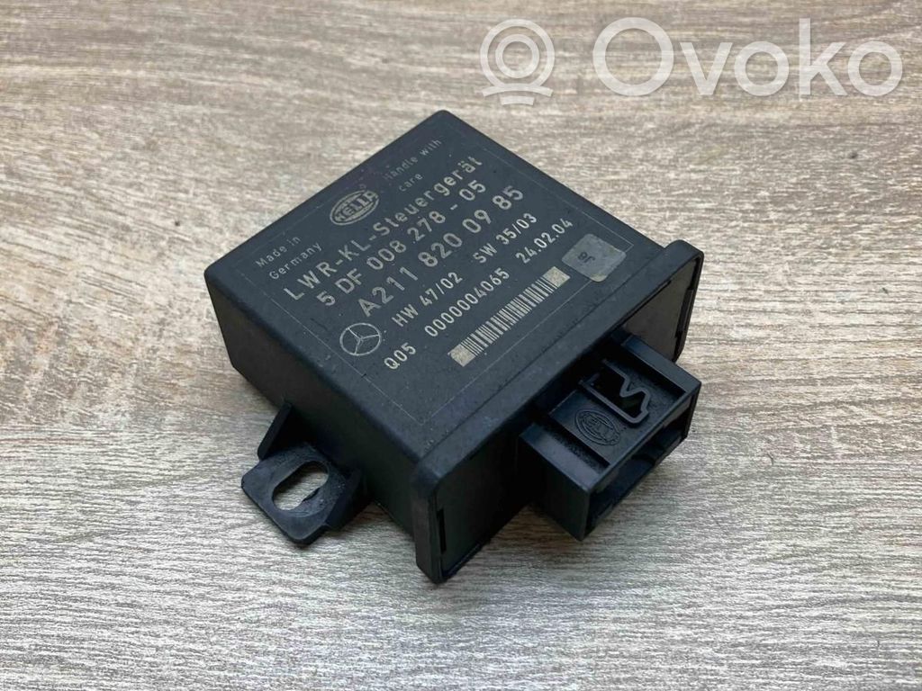 Module d'éclairage LCM   A2118200985,5DF008278,USED