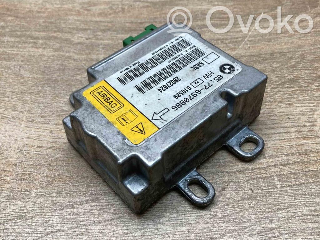 Airbag control unit/module   6970886,28027624,SASL