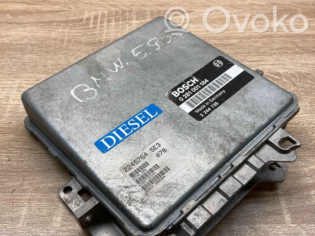 Engine control unit/module ECU   2244735,0281001184
