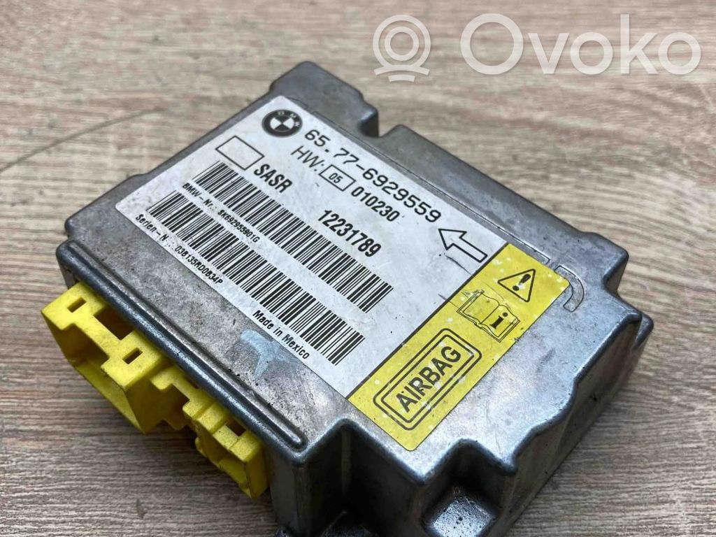 Unidad de control/módulo del Airbag   6929559,12231789
