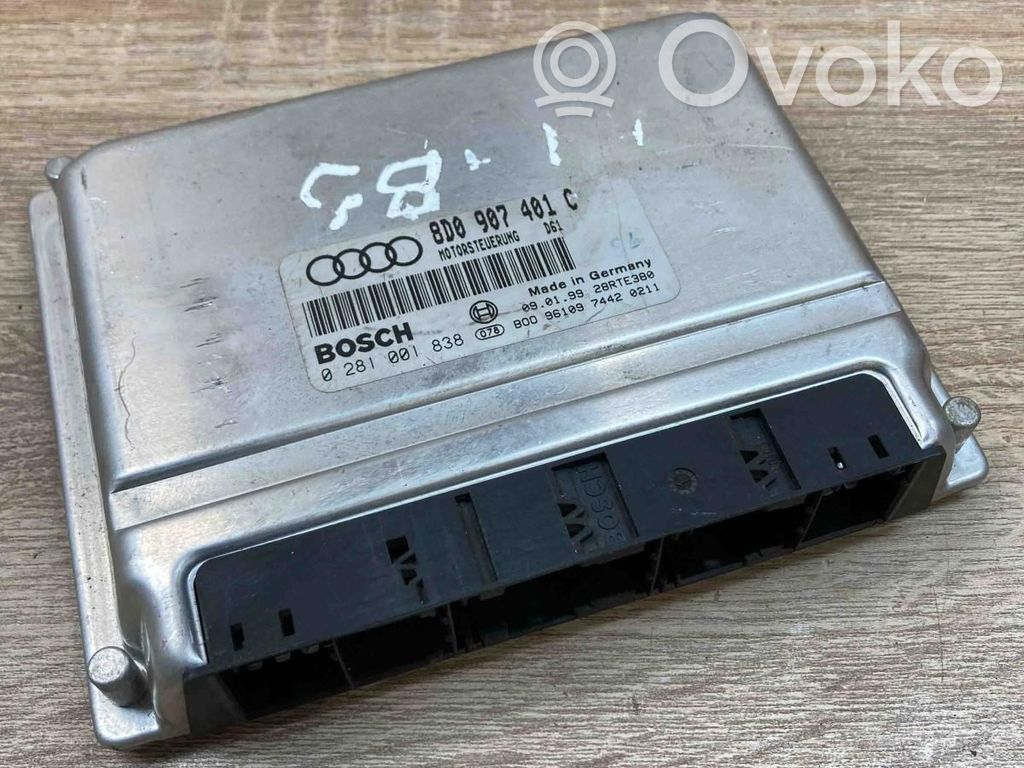 Audi A4 S4 B5 8D Unitate control motor/modul ECU 