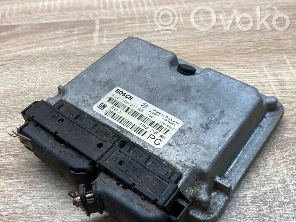 Engine control unit/module ECU   24417196,0281010271,PG