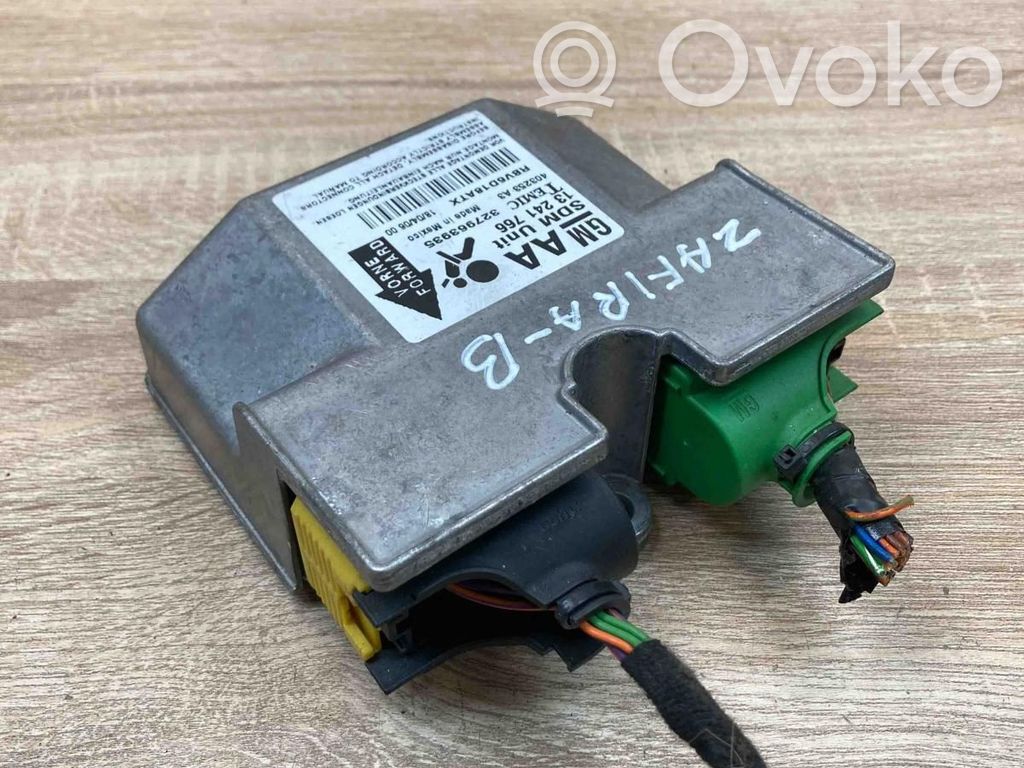 Opel Zafira B Unitate/modul de comandă airbaguri 