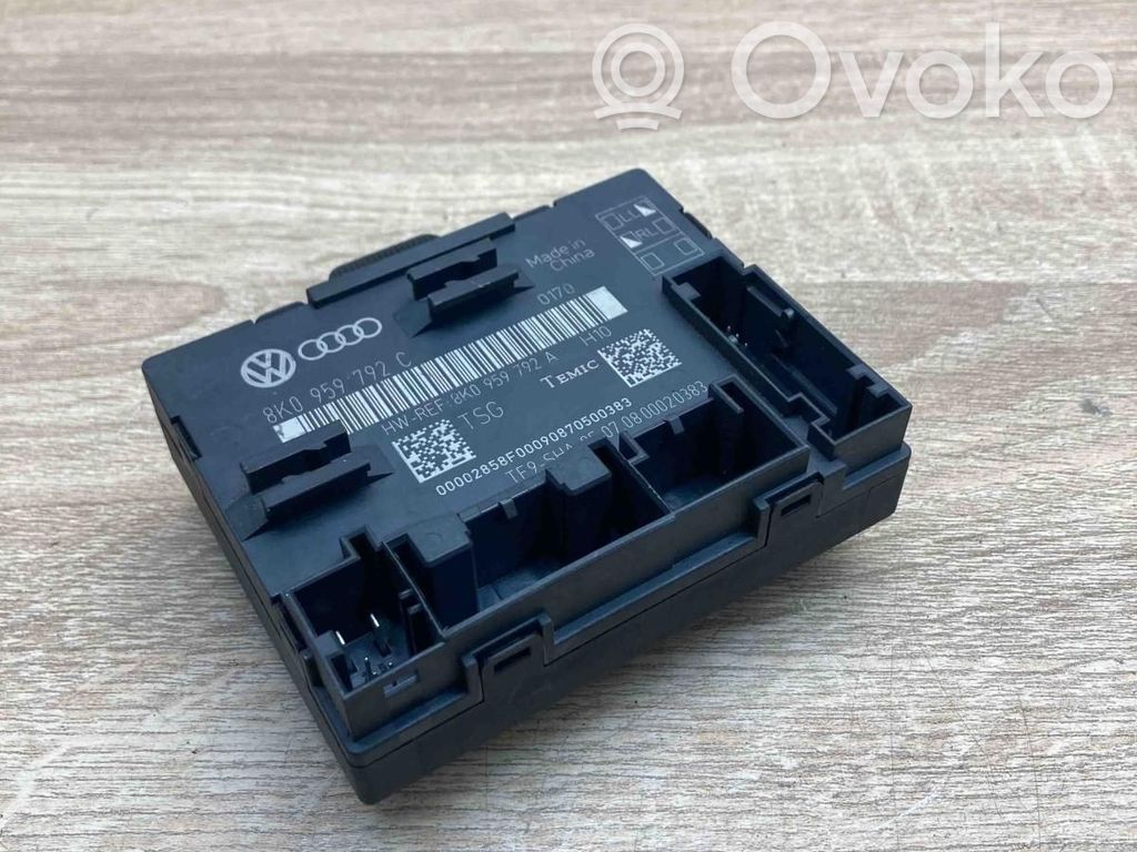 Audi A4 S4 B8 8K Sterownik / Moduł drzwi