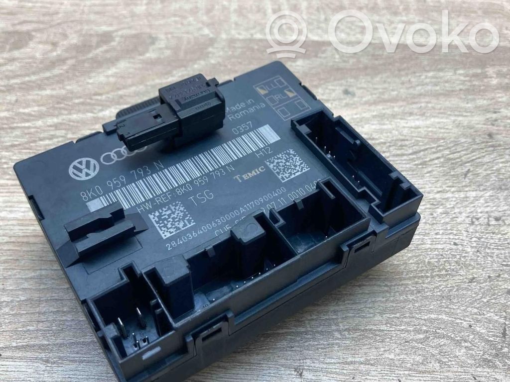 Audi A4 S4 B8 8K Unitate/modul comandă uși 