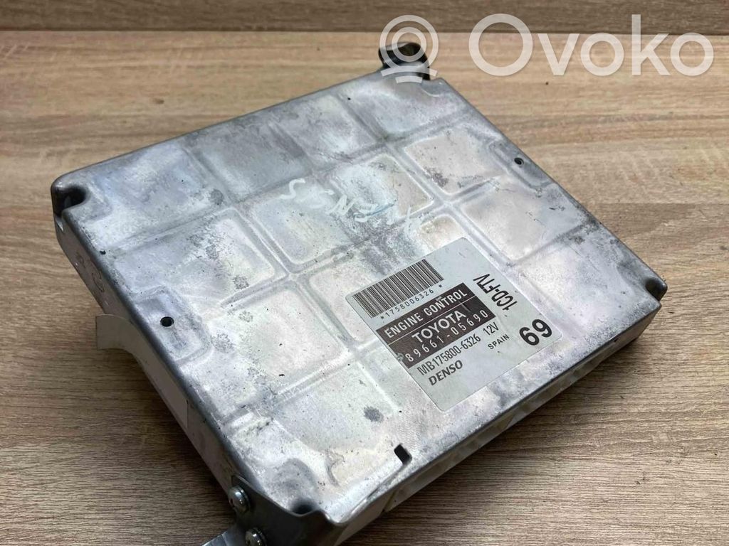 Toyota Avensis T250 Unitate control motor/modul ECU 