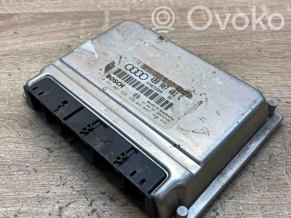 Audi A6 S6 C5 4B Komputer / Sterownik ECU silnika 