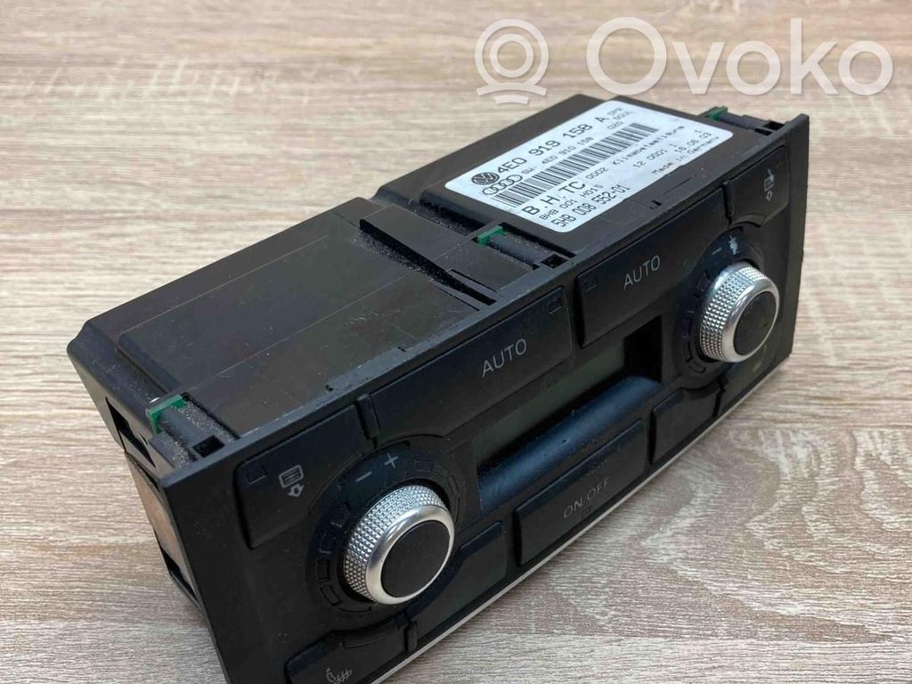 Climate control unit   4E0919158A,4E0910158,5HB00855201